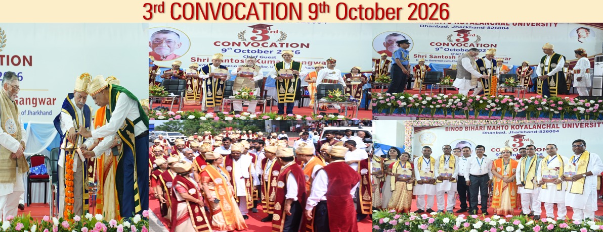3rd Convocation 9th October 2026